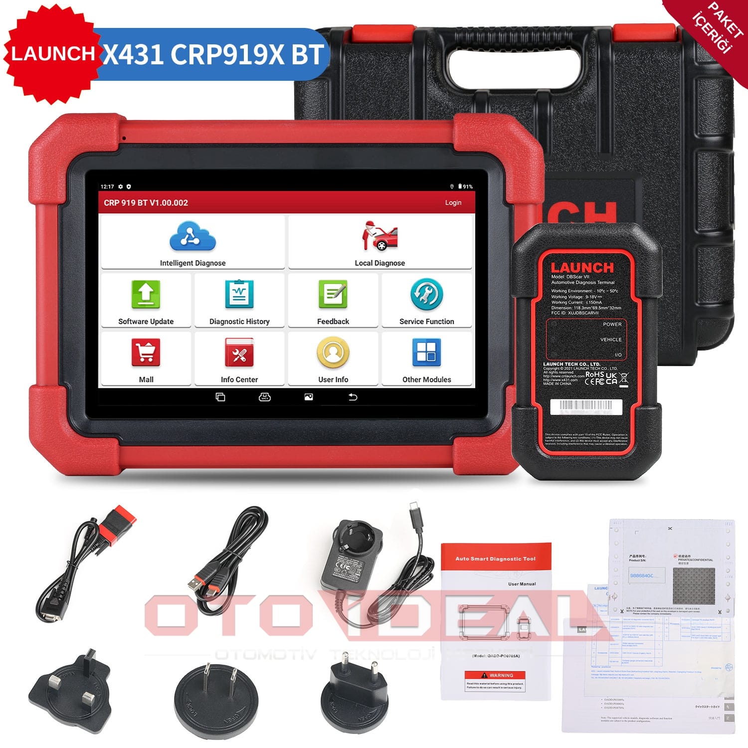 Launch CRP 919X BT Orijinal Arıza Tespit Cihazı
